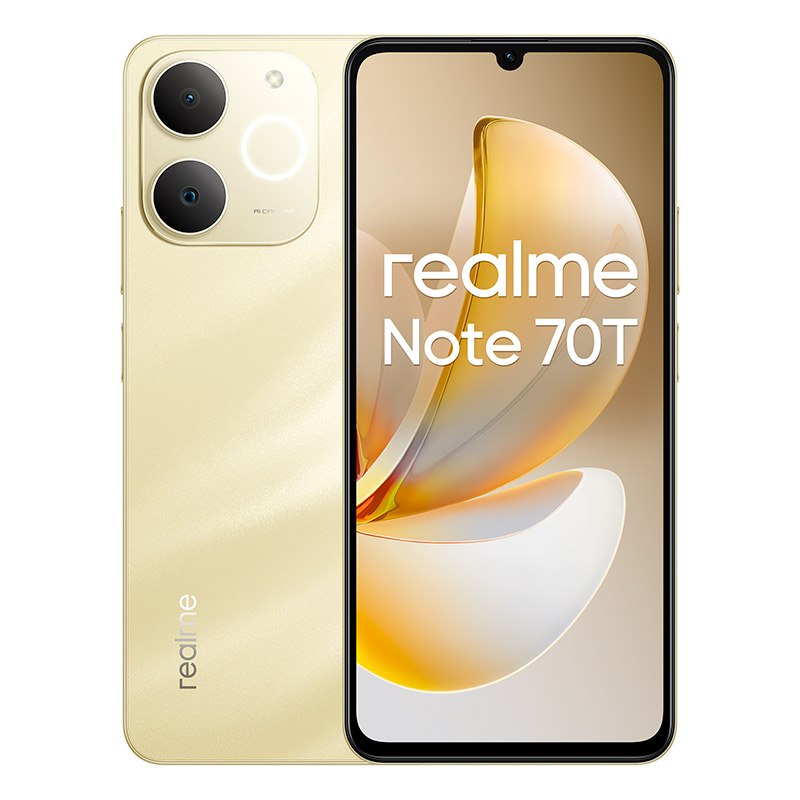 Smartphone Realme Note 70t 256go 4g Gold Bon état -  reconditionné disponible sur Electro Depot